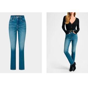 Veronica Beard Lydia HIgh Rise Ultra Slim Jeans 26 City Blast Blue NWT 298